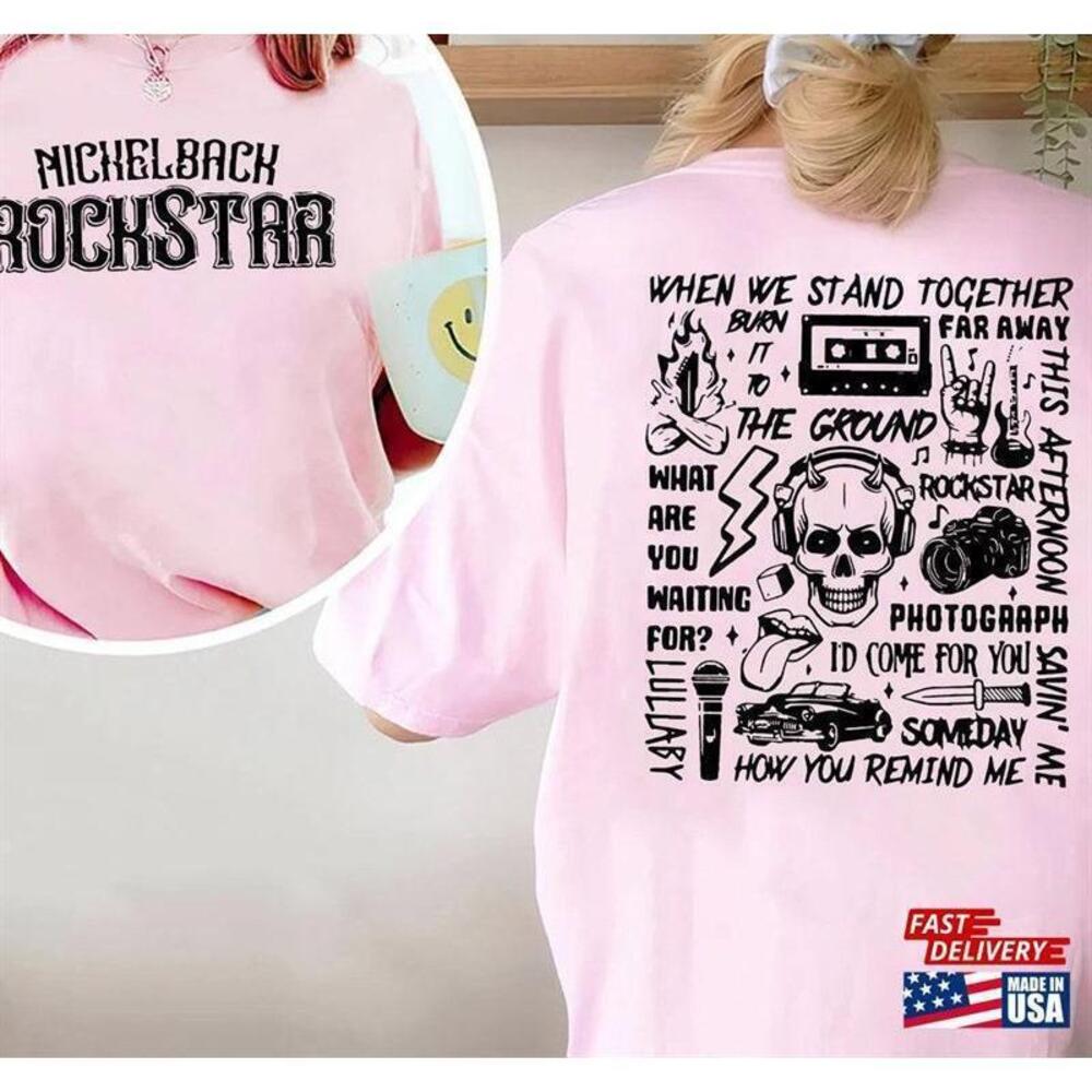 Nickelback Shirt Get Rollin Tour 2023 Rock Band Tshirt Sweatshirt